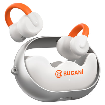 Bluetooth-handsfree Bugani Clip B21, TWS, Wit