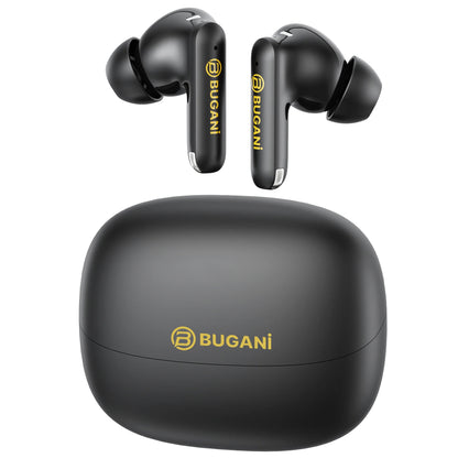 Bluetooth-handsfree Bugani Freebuds B20, TWS, ANC, Zwart