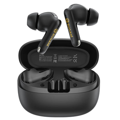 Bluetooth-handsfree Bugani Freebuds B20, TWS, ANC, Zwart