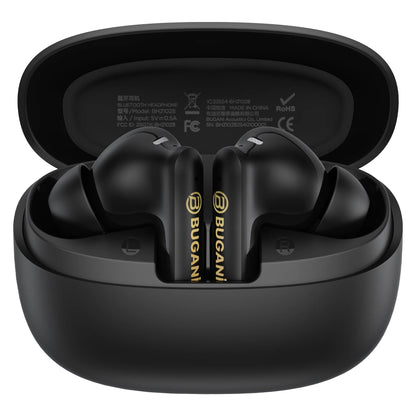 Bluetooth-handsfree Bugani Freebuds B20, TWS, ANC, Zwart