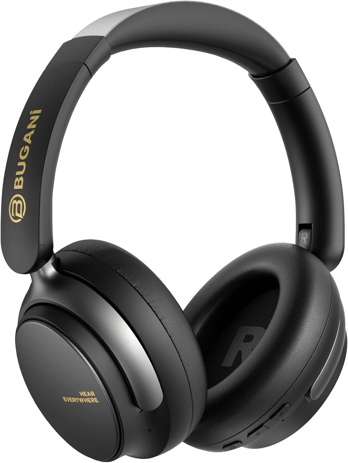 Handsfree Bluetooth Bugani Space BH01, MultiPoint, A2DP, ANC, Zwart