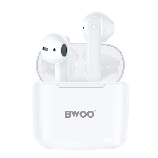 Bluetooth-handsfree BWOO BW94, TWS, Wit