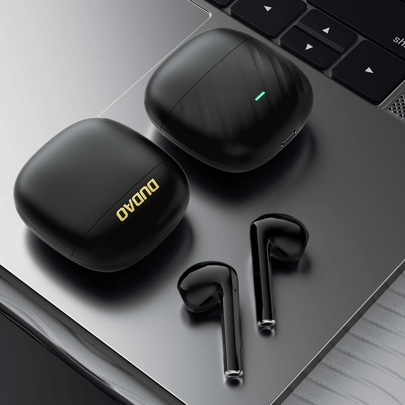 Handsfree Bluetooth Dudao U14+, TWS, Zwart