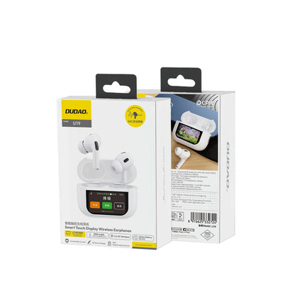 Handsfree Bluetooth Dudao U19 Display, TWS, Wit