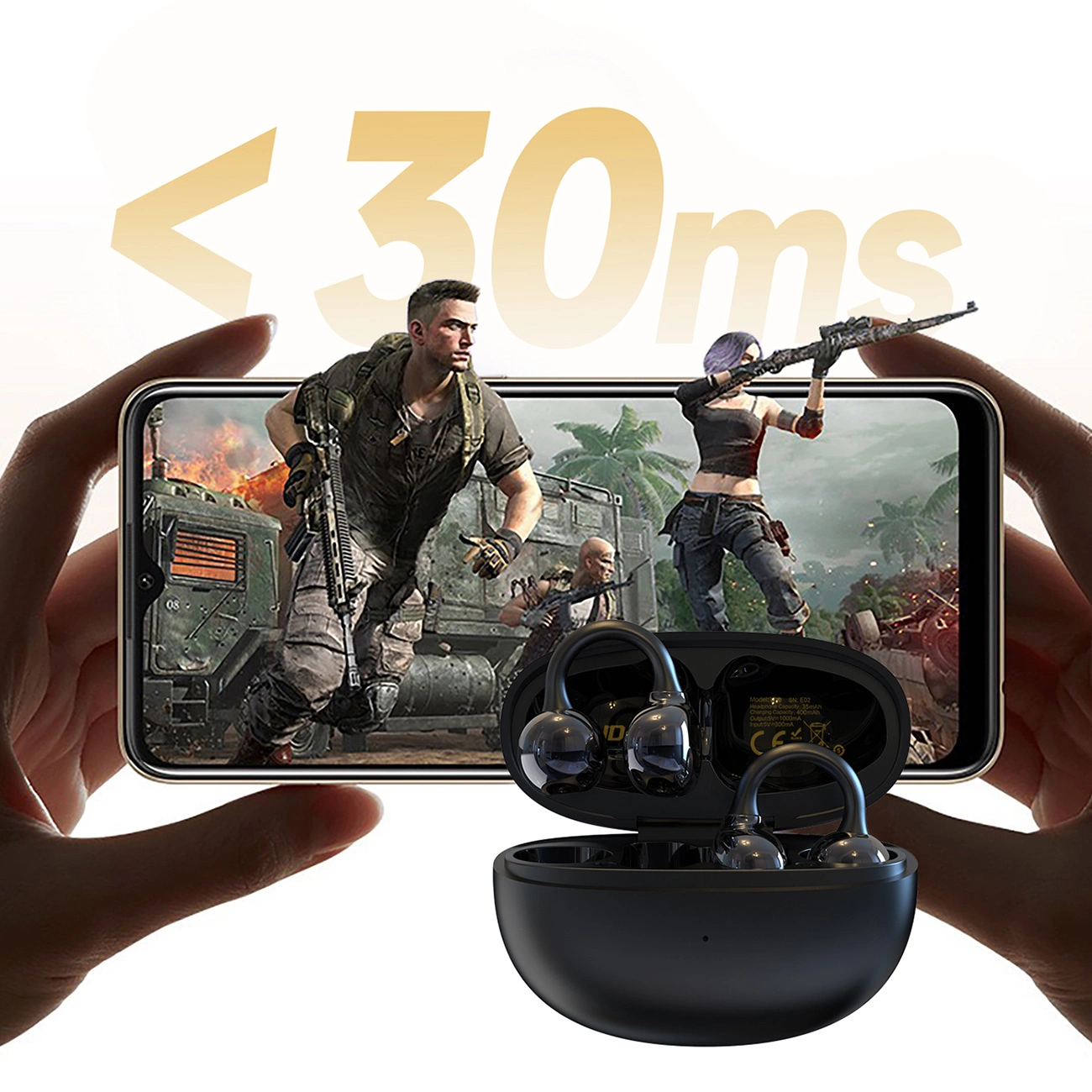 Handsfree Bluetooth Dudao U20, TWS, Zwart