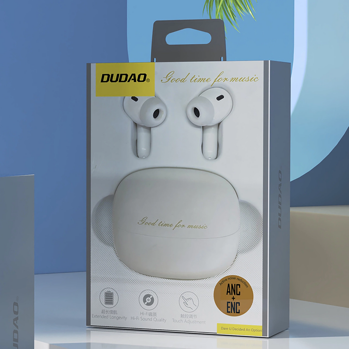 Bluetooth Handsfree Dudao U21, TWS, ANC, Wit