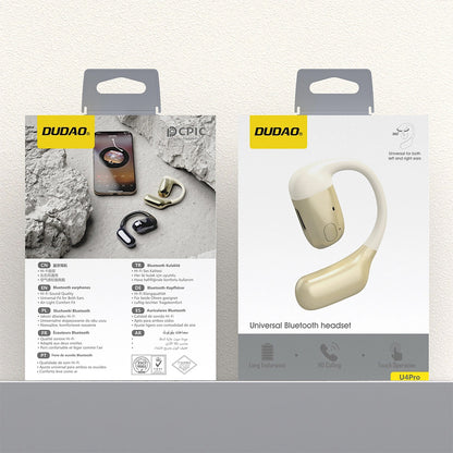 Handsfree Bluetooth Dudao U4Pro, A2DP, Goudbeige