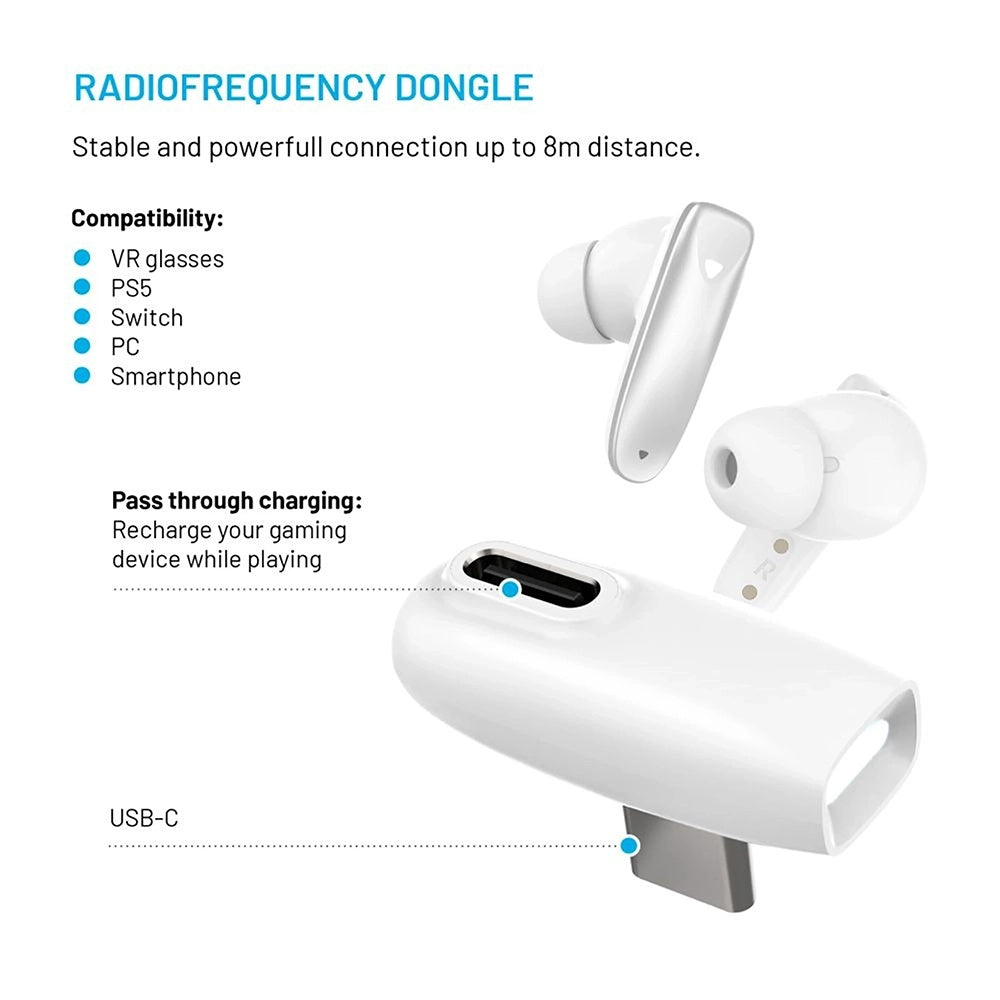 Handsfree Bluetooth Fixed Pods, TWS, Wit