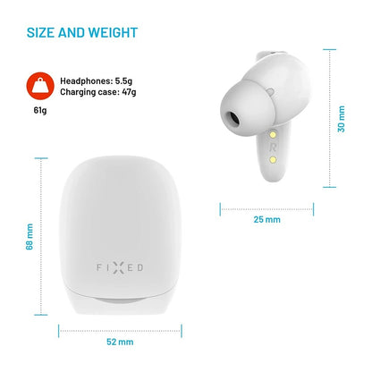 Handsfree Bluetooth Fixed Pods, TWS, Wit