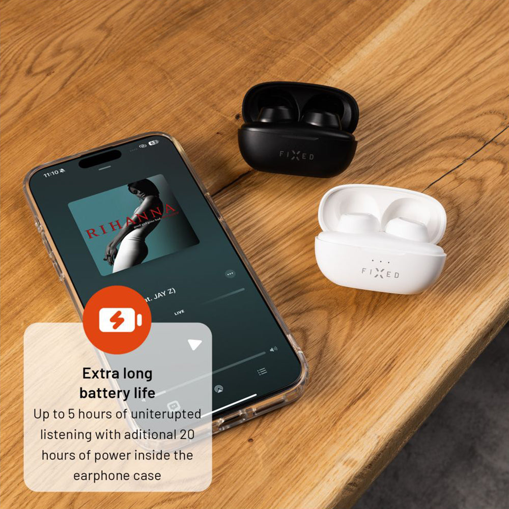 Handsfree Bluetooth Vast, TWS, Zwart