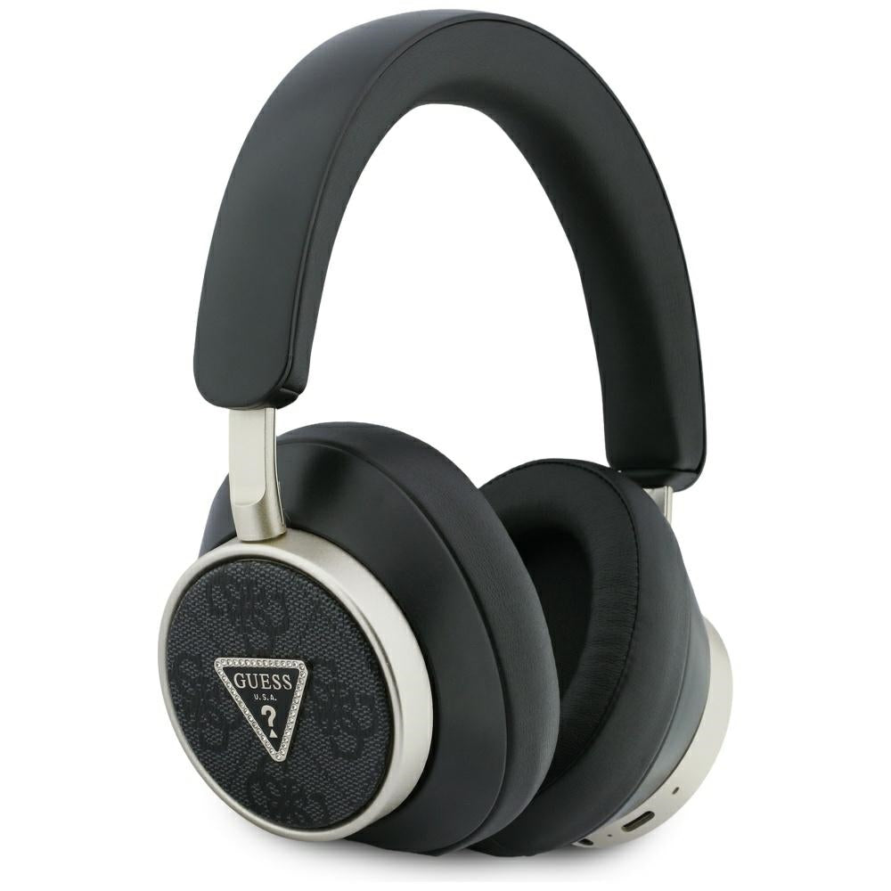 Handsfree Bluetooth Guess 4G Gouden Driehoek Logo, A2DP, Zwart