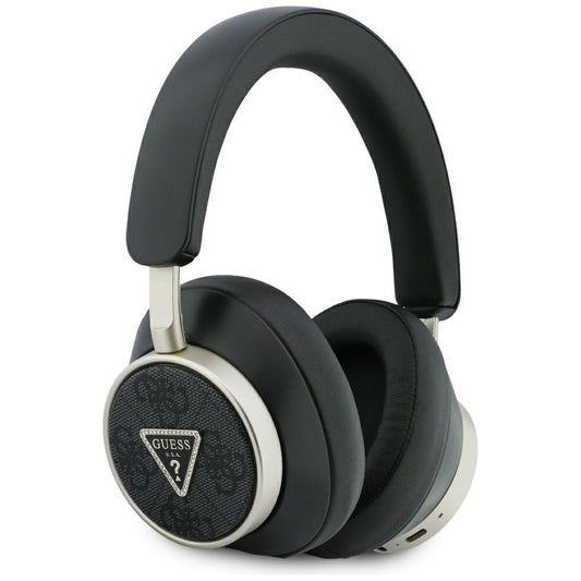 Handsfree Bluetooth Guess 4G Gouden Driehoek Logo, A2DP, Zwart