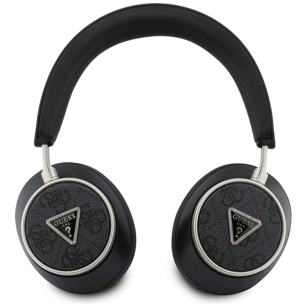 Handsfree Bluetooth Guess 4G Gouden Driehoek Logo, A2DP, Zwart