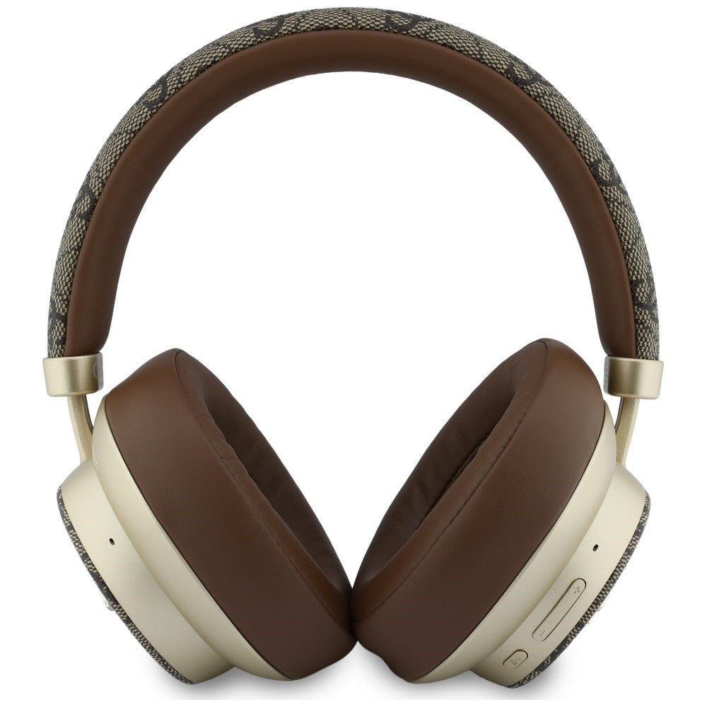Handsfree Bluetooth Guess 4G Goud Script Metaal, A2DP, Bruin