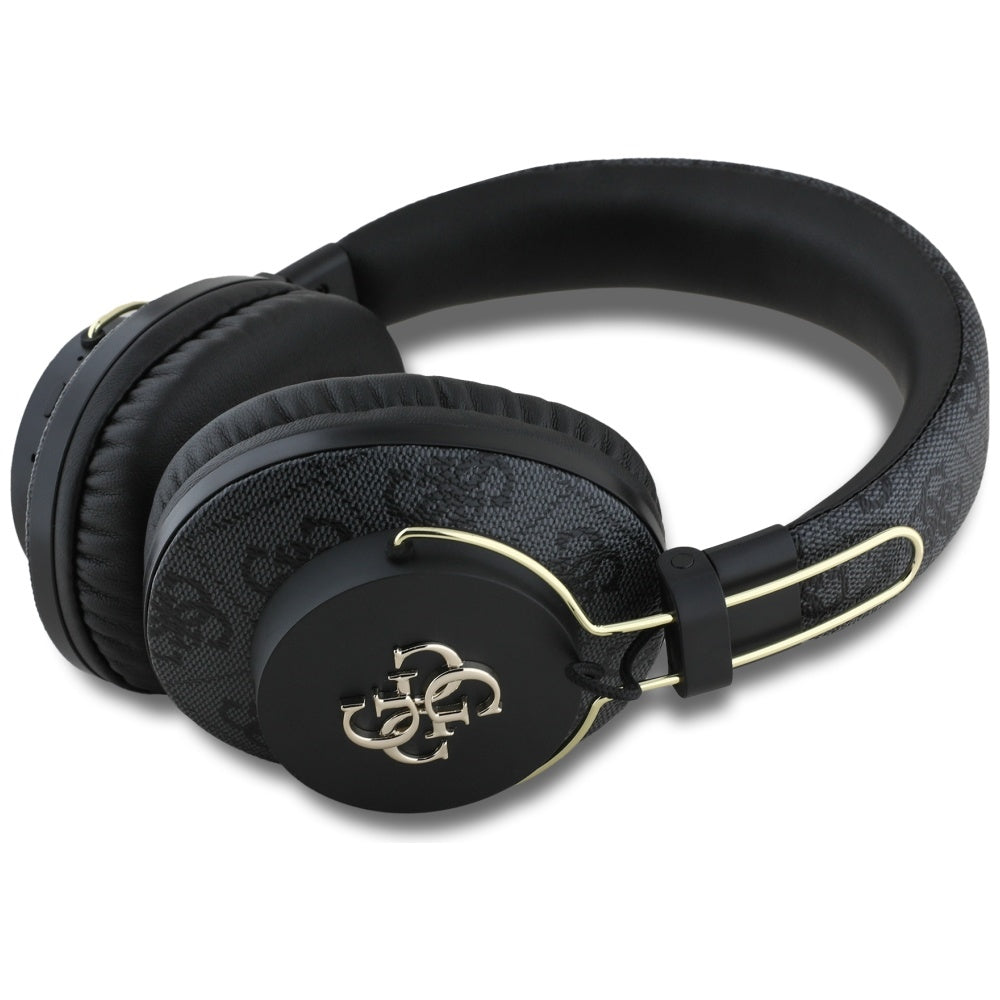Handsfree Bluetooth Guess 4G Metal Logo, A2DP, Zwart