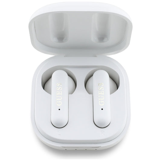 Handsfree Bluetooth Guess 4G Metal Logo, TWS, Wit