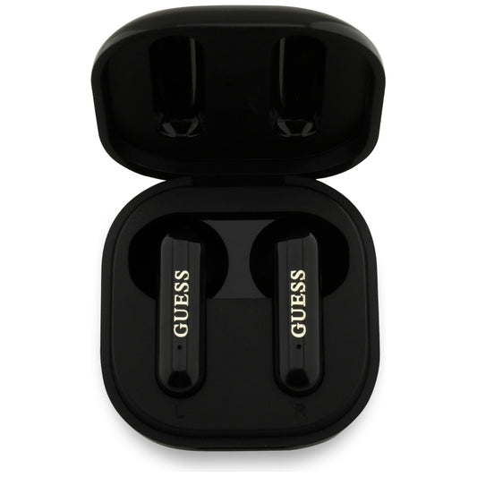 Handsfree Bluetooth Guess 4G Metal Logo, TWS, Zwart