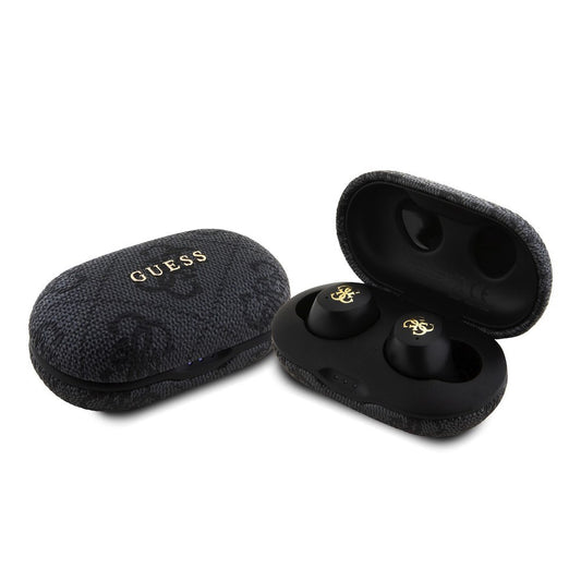Handsfree Bluetooth Guess 4G Metal, TWS, Zwart
