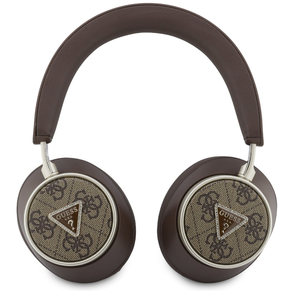 Handsfree Bluetooth Guess 4G Gouden Driehoek Logo, A2DP, Bruin