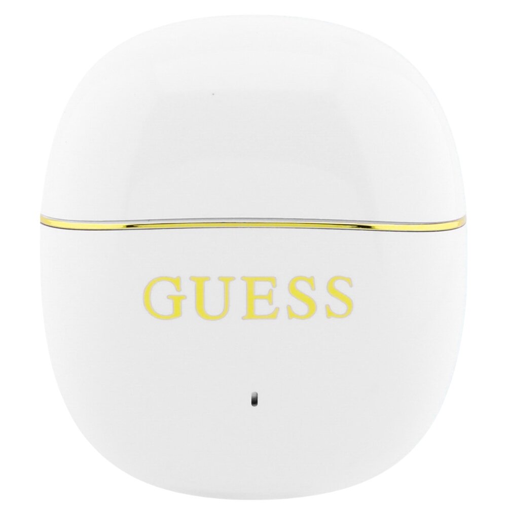 Handsfree Bluetooth Guess Glossy Gold Line Classic, TWS, Wit
