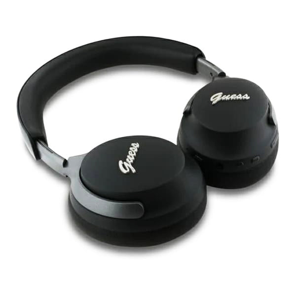 Handsfree Bluetooth Guess Metal Script Logo, A2DP, ANC, Zwart