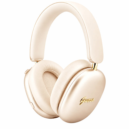 Handsfree Bluetooth Guess Metal Script Logo, A2DP, Beige