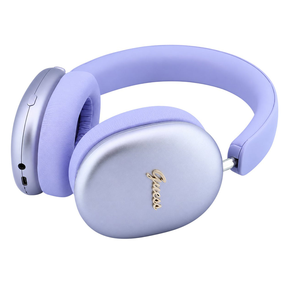 Handsfree Bluetooth Guess Metal Script Logo, A2DP, Paars