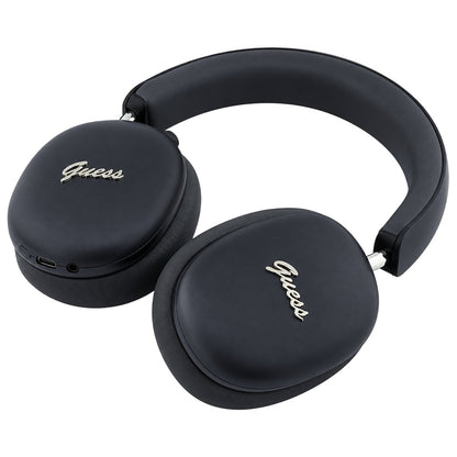 Guess Metal Script Logo Bluetooth-handsfree, A2DP, zwart