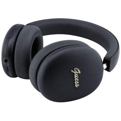 Guess Metal Script Logo Bluetooth-handsfree, A2DP, zwart