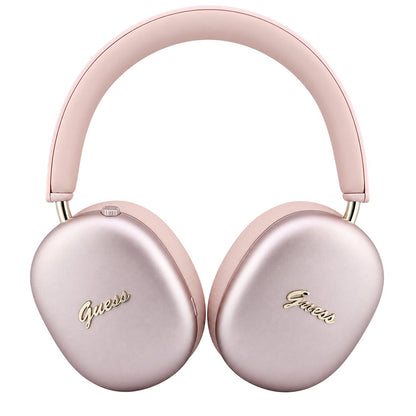 Guess Metal Script Logo Bluetooth-headset, A2DP, roze