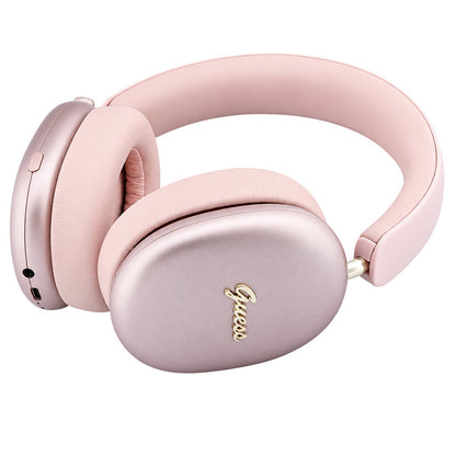Guess Metal Script Logo Bluetooth-headset, A2DP, roze