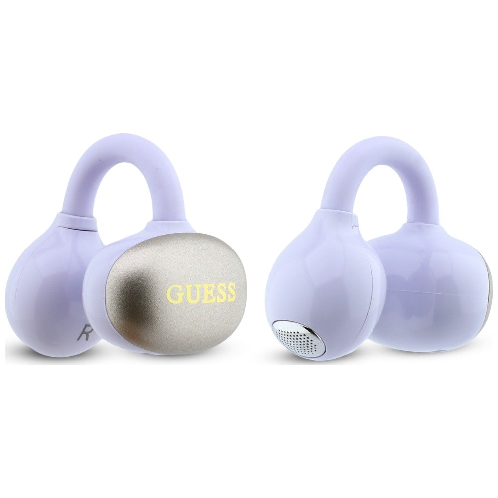 Handsfree Bluetooth Guess Metallic Finish Geëlectroplateerde Onderdelen Classic, TWS, Paars
