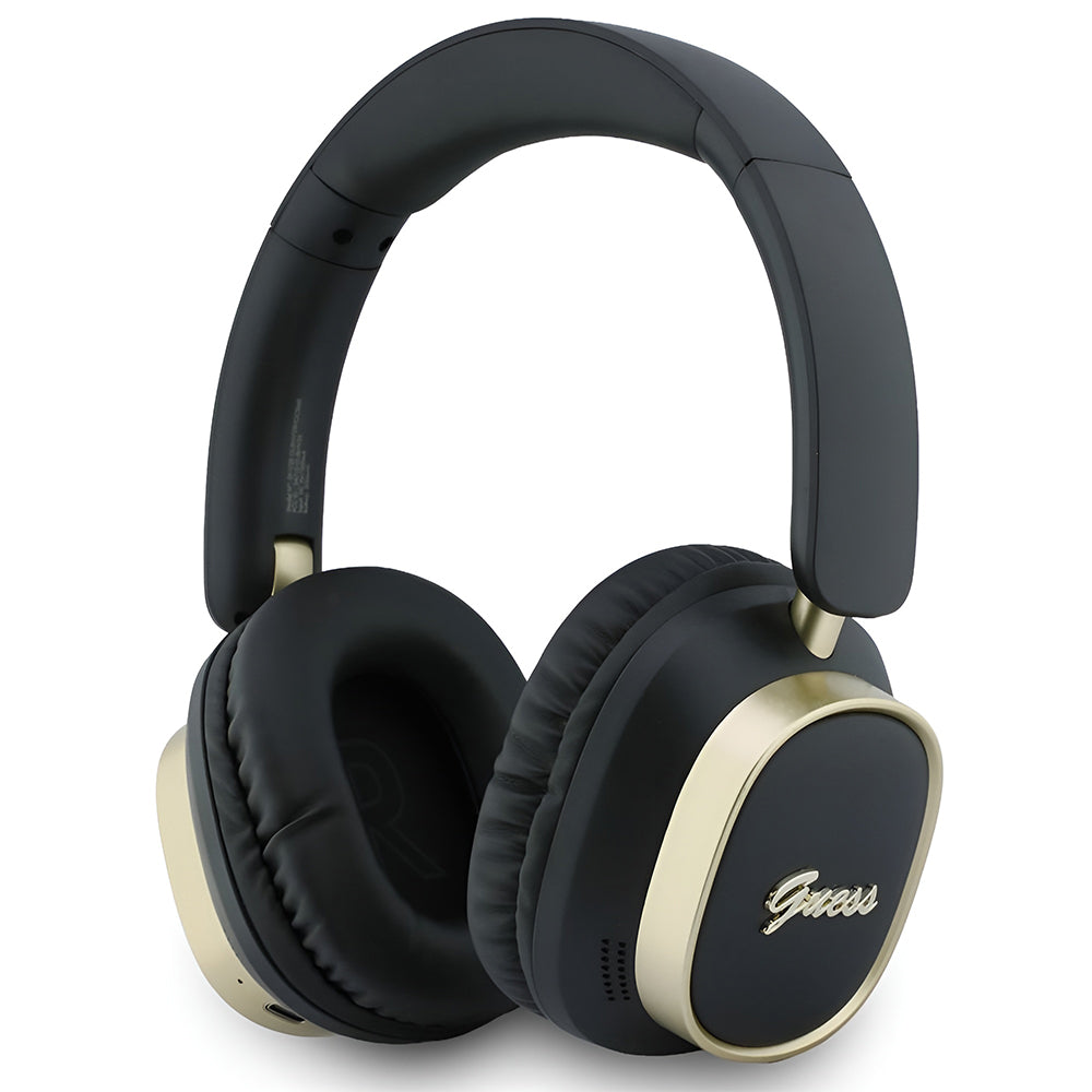 Handsfree Bluetooth Guess Rectangle Metal Script, A2DP, Zwart