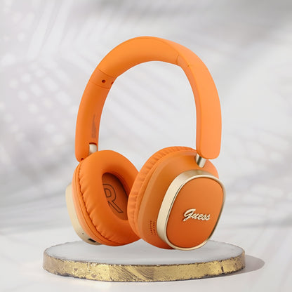 Handsfree Bluetooth Guess Rectangle Metal Script, A2DP, Oranje
