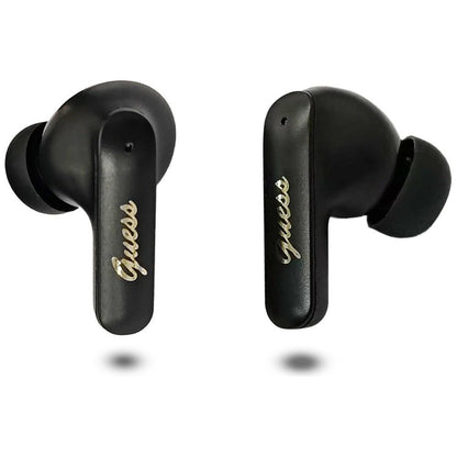 Handsfree Bluetooth Guess Script Metal Logo, TWS, Zwart