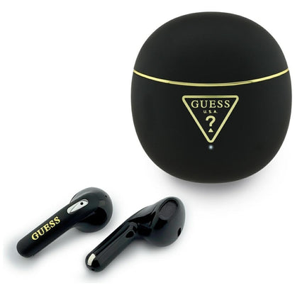Handsfree Bluetooth Guess Script Print, TWS, Zwart