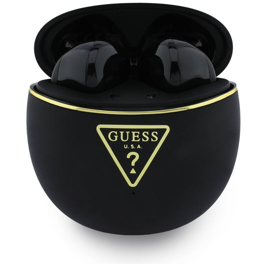 Handsfree Bluetooth Guess Script Print, TWS, Zwart