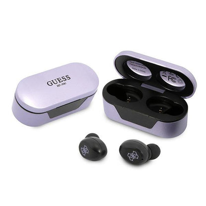Handsfree Bluetooth Guess, TWS, Paars