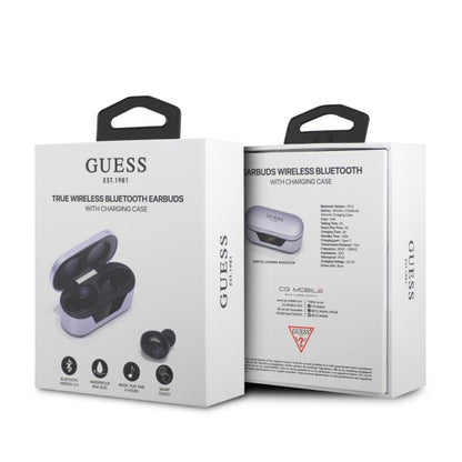 Handsfree Bluetooth Guess, TWS, Paars