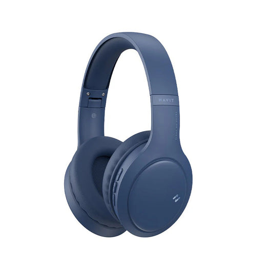 Handsfree Bluetooth HAVIT H633BT, Multipoint, A2DP, Blauw