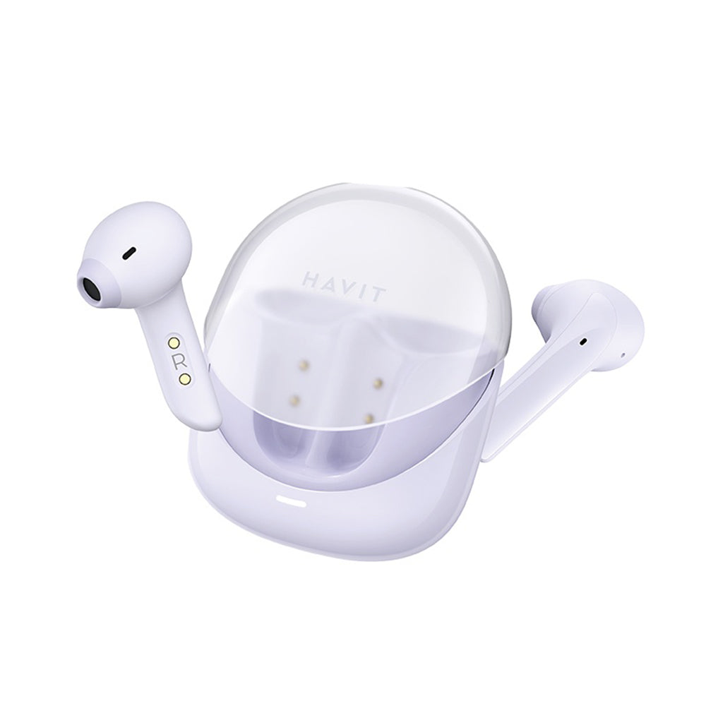 Handsfree Bluetooth HAVIT Modern Buds TW974, TWS, Paars
