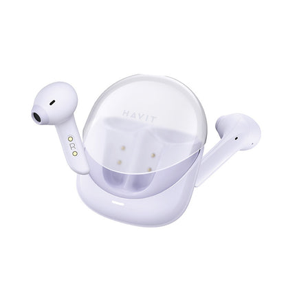 Handsfree Bluetooth HAVIT Modern Buds TW974, TWS, Paars