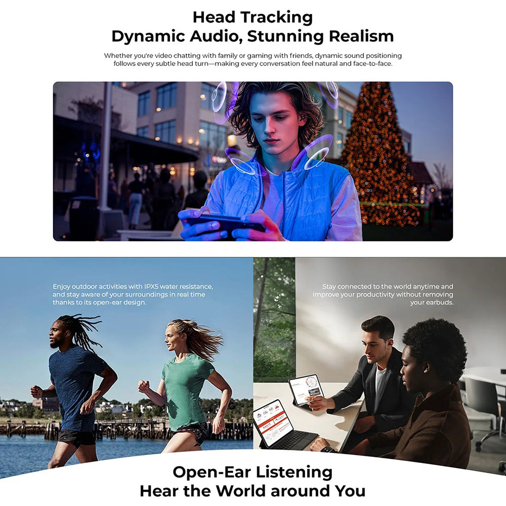 Handsfree Bluetooth HAVIT OWS916, TWS, Zwart