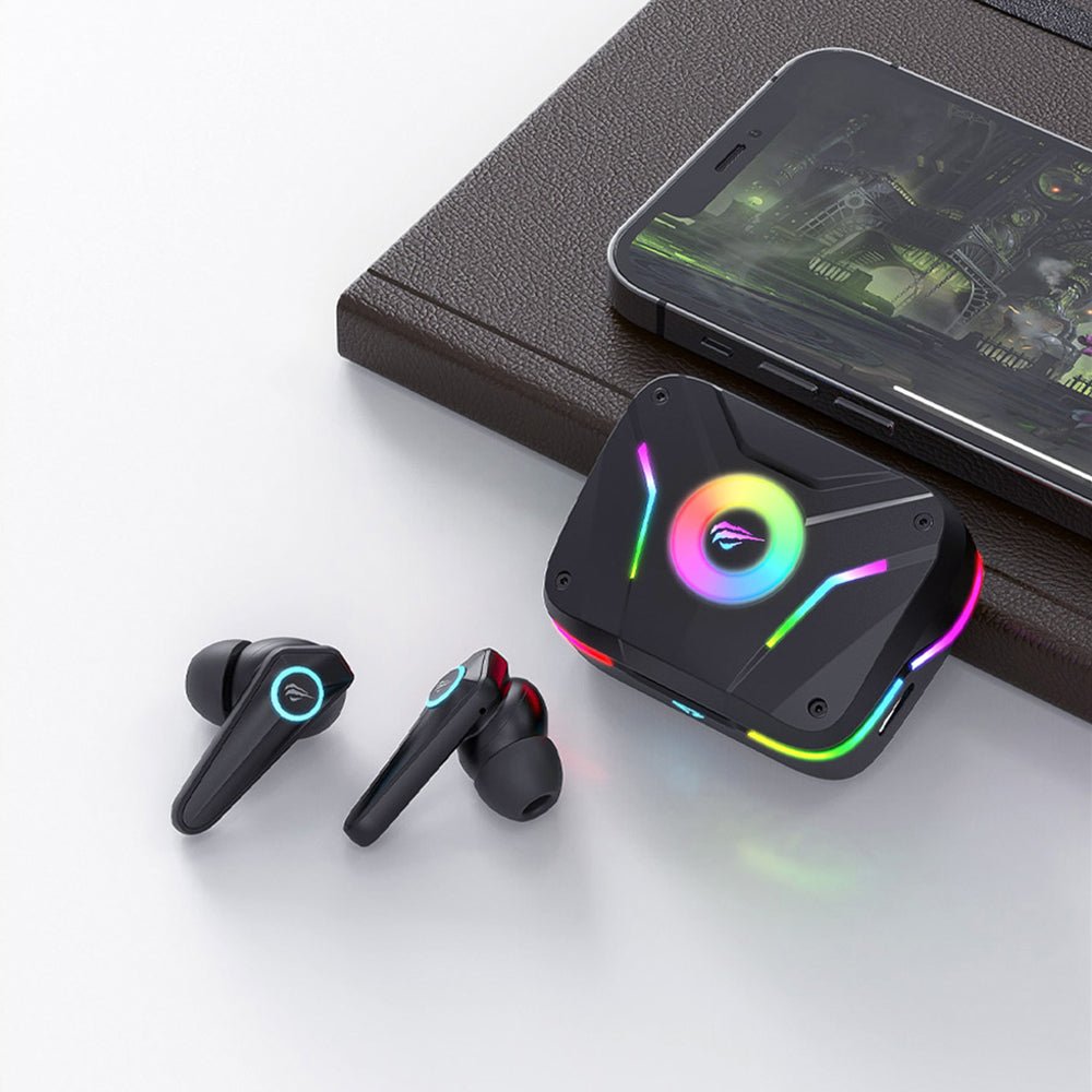 Handsfree Bluetooth HAVIT TW952 PRO RGB, TWS, Zwart