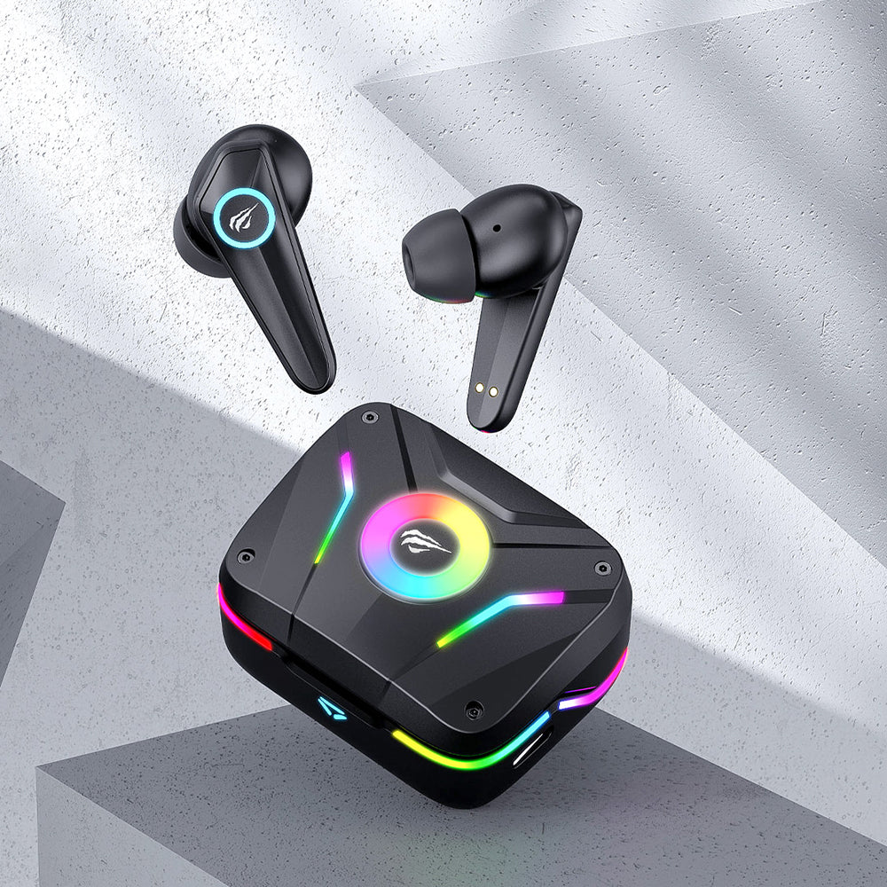Handsfree Bluetooth HAVIT TW952 PRO RGB, TWS, Zwart