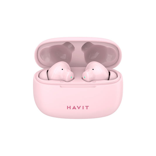 Handsfree Bluetooth HAVIT TW967 Pro, TWS, Roze