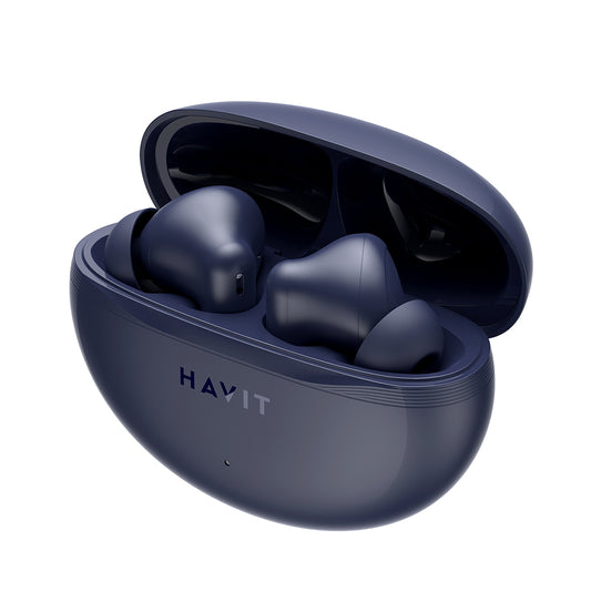 Handsfree Bluetooth HAVIT TW986, TWS, Blauw