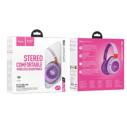 Handsfree Bluetooth HOCO Adventure W43, A2DP, Paars