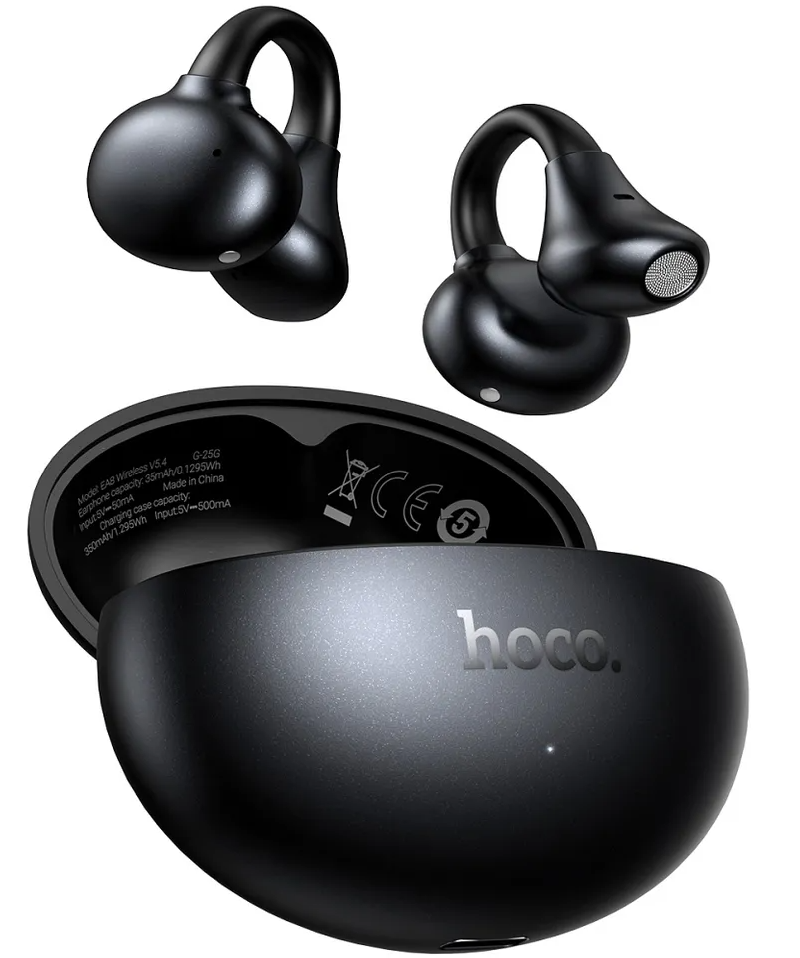 Handsfree Bluetooth HOCO EA8, TWS, Zwart
