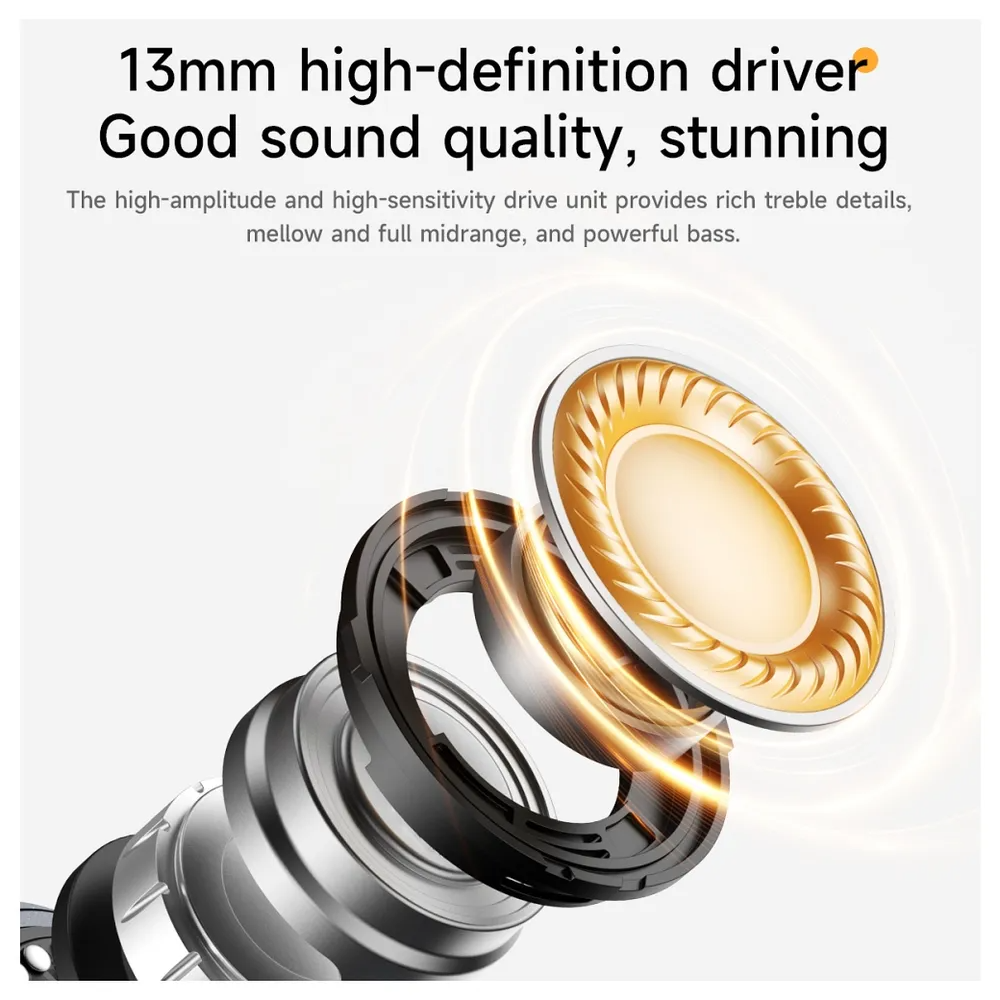 Handsfree Bluetooth HOCO EA8, TWS, Zwart